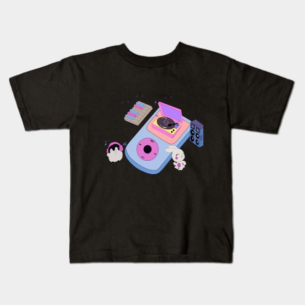 Music Kids T-Shirt by Happydesign07